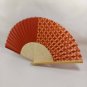 BRAND NEW Japanese Folding Fan Dark (Deep) Red SENSU JAPAN JP JPN karinpia