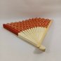 BRAND NEW Japanese Folding Fan Dark (Deep) Red SENSU JAPAN JP JPN karinpia