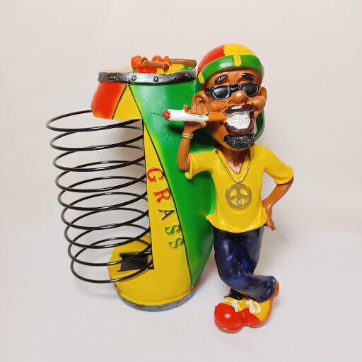 REGGAE CD RACK Storage 10 CDs Also used as a Pen stand, Key rack and Ornament