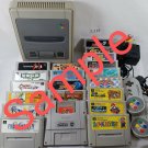 NIntendo Super Famicom SFC Complete Choose 20 Softwares JP Import NTSC-J Tested