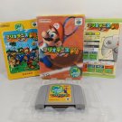 NINTENDO 64 N64 Mario Tennis 64 Complete Set Japan Import NTSC-J 2000 Tested