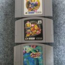 NINTENDO 64 N64 Lot of 3 Baku Bomberman 1 2 Hero Japan Import NTSC-J Tested NINTENDO 64 N64 Lot of 3 Baku Bomberman 1 2 Hero Japan Import NTSC-J Tested