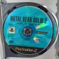 SONY PlayStation 2 PS2 Metal Gear Solid 2 Complete Japan Import NTSC-J Tested