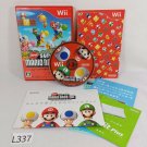 NINTENDO Wii New Super Mario Bros. Complete set Japan Import NTSC-J 2009 Tested