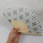 BRAND NEW Japanese Folding Fan Gray cross SENSU JAPAN JP JPN karinpia