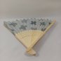 BRAND NEW Japanese Folding Fan Gray cross SENSU JAPAN JP JPN karinpia