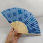 BRAND NEW Japanese Folding Fan Light blue Cross SENSU JAPAN JPN karinpia