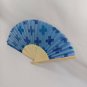 BRAND NEW Japanese Folding Fan Light blue Cross SENSU JAPAN JPN karinpia