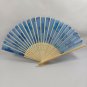 BRAND NEW Japanese Folding Fan Light blue Cross SENSU JAPAN JPN karinpia