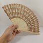 BRAND NEW Japanese Folding Fan Japanese Castles Brown SENSU JAPAN JP karinpia