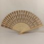 BRAND NEW Japanese Folding Fan Japanese Castles Brown SENSU JAPAN JP karinpia
