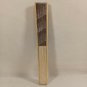 BRAND NEW Japanese Folding Fan Japanese Castles Brown SENSU JAPAN JP karinpia