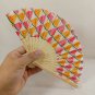 BRAND NEW Japanese Folding Fan Watermelon Yellow Pink Kids SENSU JAPAN JP Takeda