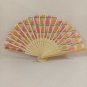 BRAND NEW Japanese Folding Fan Watermelon Yellow Pink Kids SENSU JAPAN JP Takeda