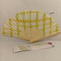 BRAND NEW Japanese Folding Fan Checkered pattern Pea green SENSU JAPAN JP Takeda