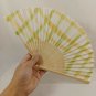 BRAND NEW Japanese Folding Fan Checkered pattern Pea green SENSU JAPAN JP Takeda