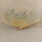 BRAND NEW Japanese Folding Fan Plant pattern White SENSU JAPAN JP Takeda
