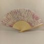 BRAND NEW Japanese Folding Fan Big Flower Purple SENSU JAPAN JP Takeda