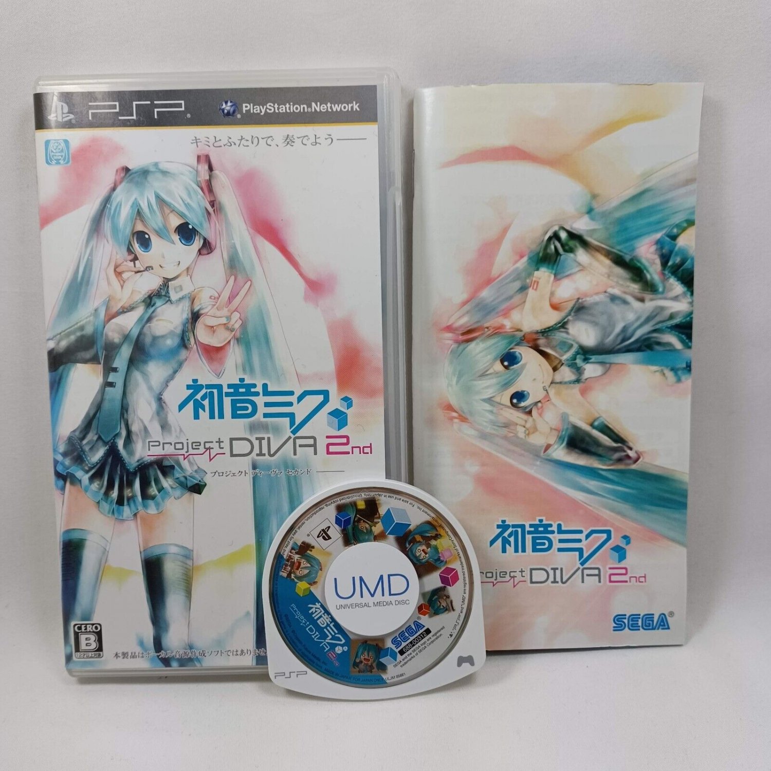 SONY PSP Hatsune Miku Project Diva 2nd Complete set Japan Import NTSC-J ...