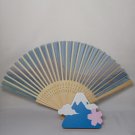 Mt.Fuji Japanese Paper Folding Fan and Artwork Ornament Fujiyama Fujisan