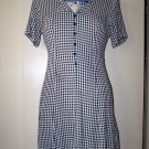 Fun and fanciful black & white checkered dress