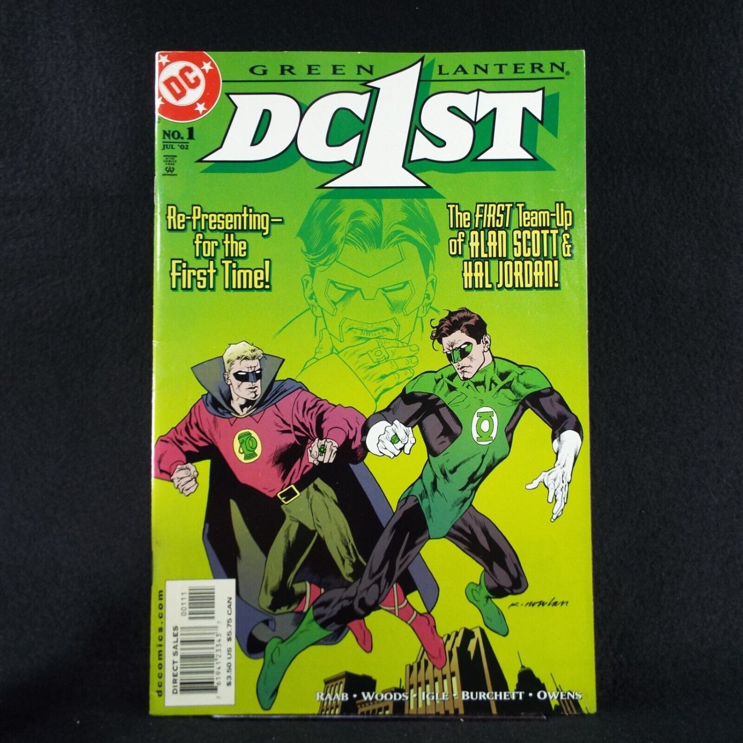DC First Green Lantern 1 DC Comics July 2002 Alan Scott Hal Jordan Team-Up