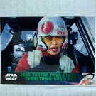 2016 Star Wars Force Awakens Series Two Lightsaber Green #94 Jess Testor Pava