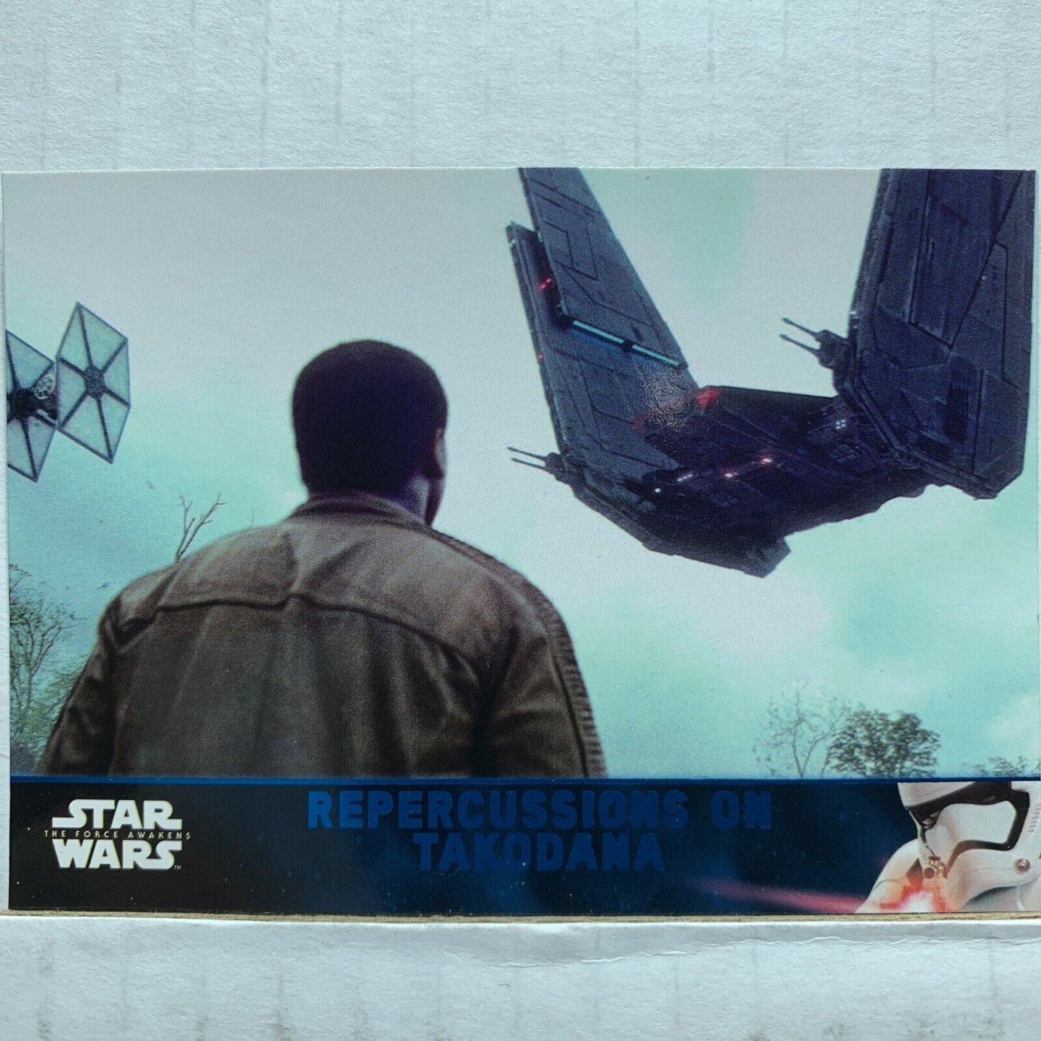 2016 Star Wars Force Awakens Series Two Lightsaber Blue #58 Repercussions