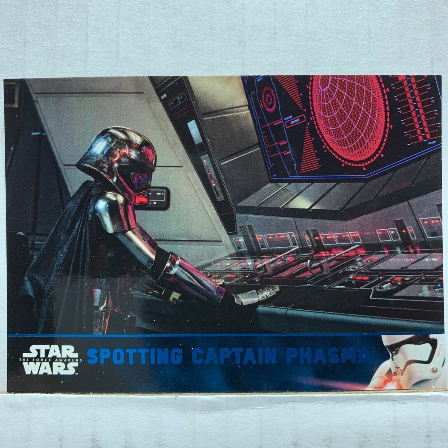 2016 Star Wars Force Awakens Series Two Lightsaber Blue #84 Spotting Capt Phasma