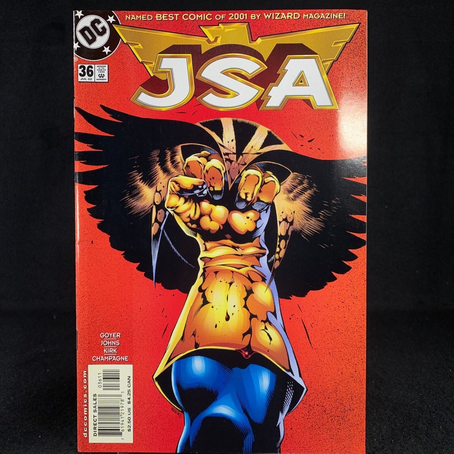 JSA 36 DC Comics July 2002 Goyer Johns Kirk Champagne