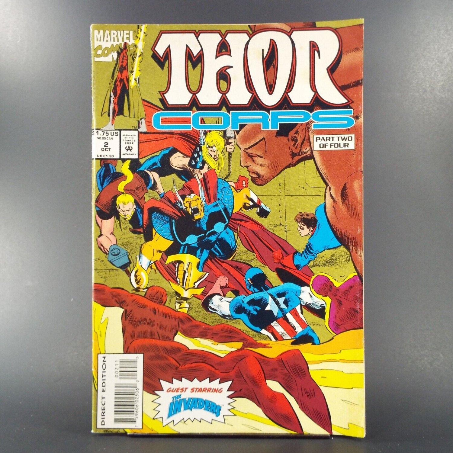 Thor Corps 2 Marvel Comics October 1993 Beta Ray Bill The Invaders Part 2 of 4