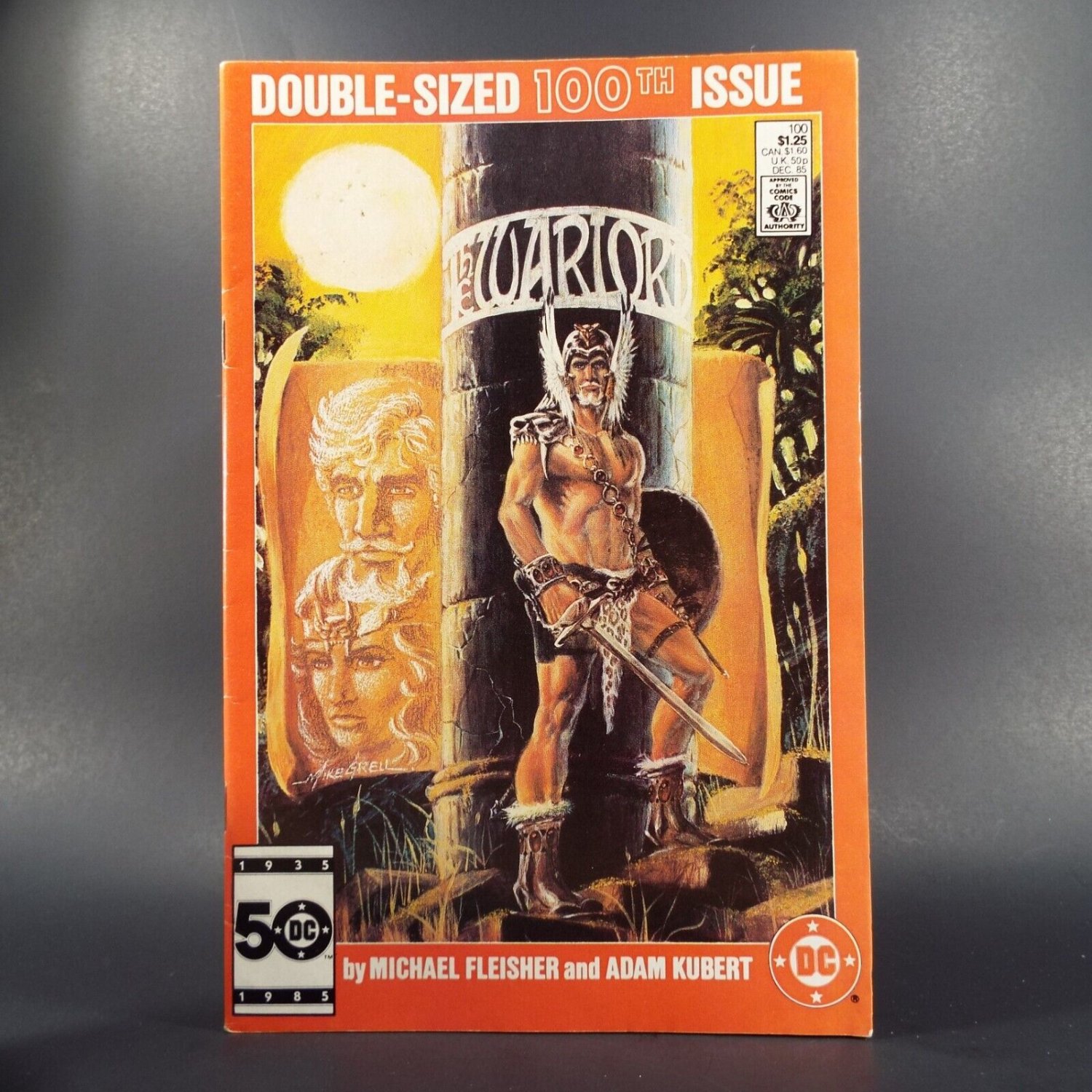 The Warlord Double Sized Issue 100 DC Comics December 1985