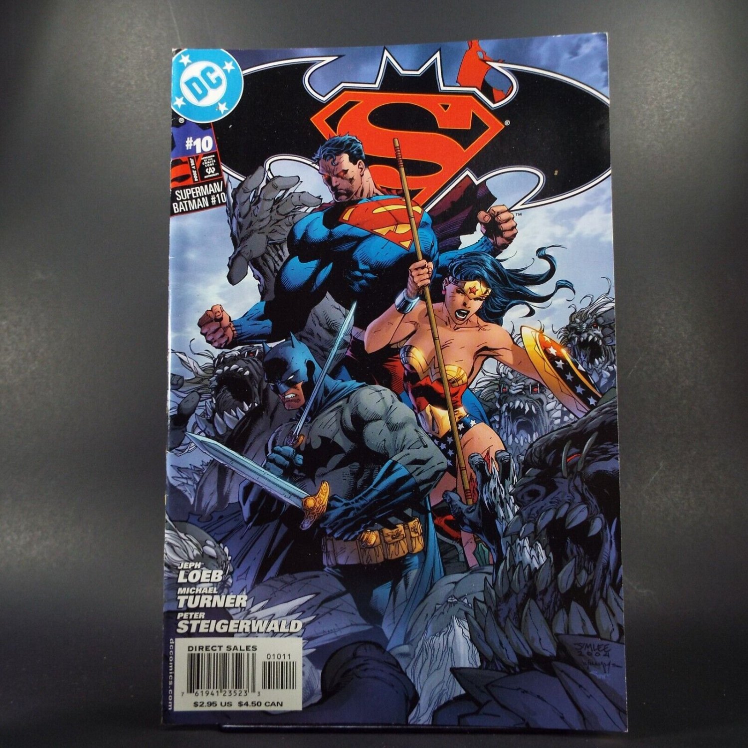 Superman Batman 10 DC Comics July 2004 Doomsday Wonder Woman Supergirl