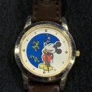 Disney Womens Watch Mickey Mouse with Moving Disc Backgrond MU2390 SII