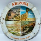 Vintage Arizona The Grand Canyon State Metal Souvenir AshTray Coin Dish Trinket