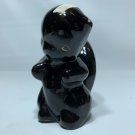Cute Vintage Little Skunk Pepe Large Eyes Kitschy Figurine White Stripe