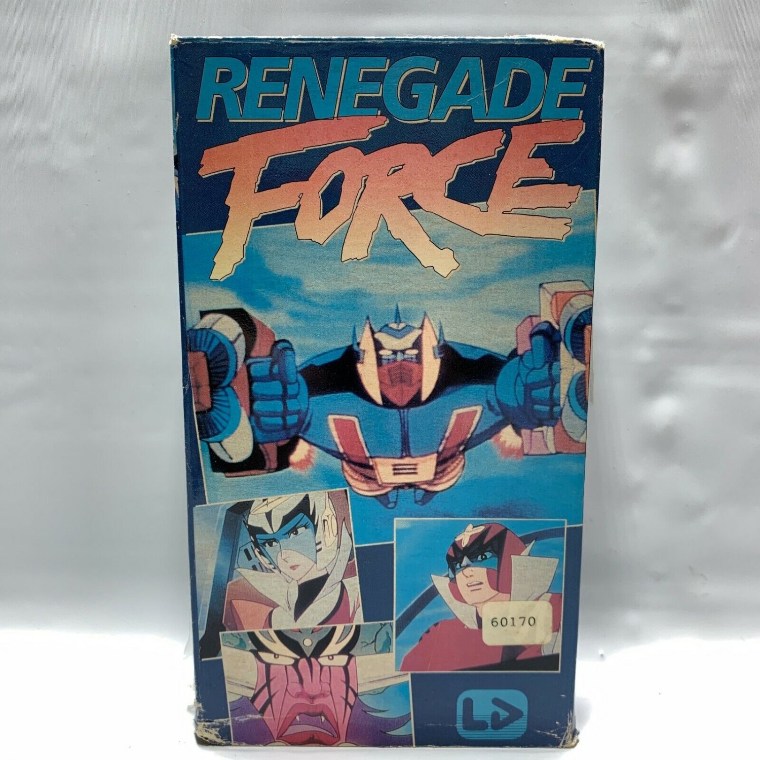 Renegade Force 1992 LD Video Robot Mech Alien Kaiju Battle VHS Vintage Anime