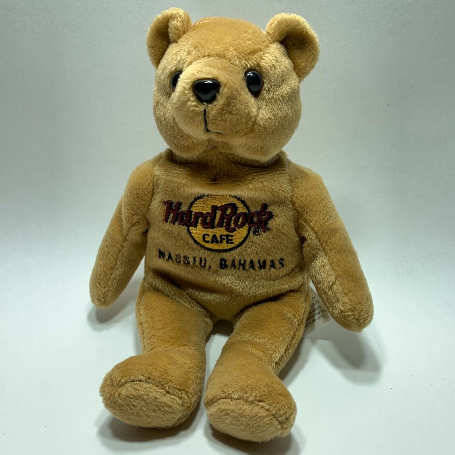 Hard Rock Cafe Beanie Bear Nassau Bahamas Isaac Beara Plush Plushie