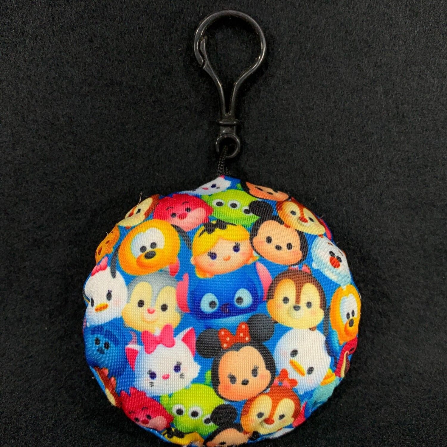 Disney Tsum Tsum Cute Faces Plush Backpack Hanger Clip