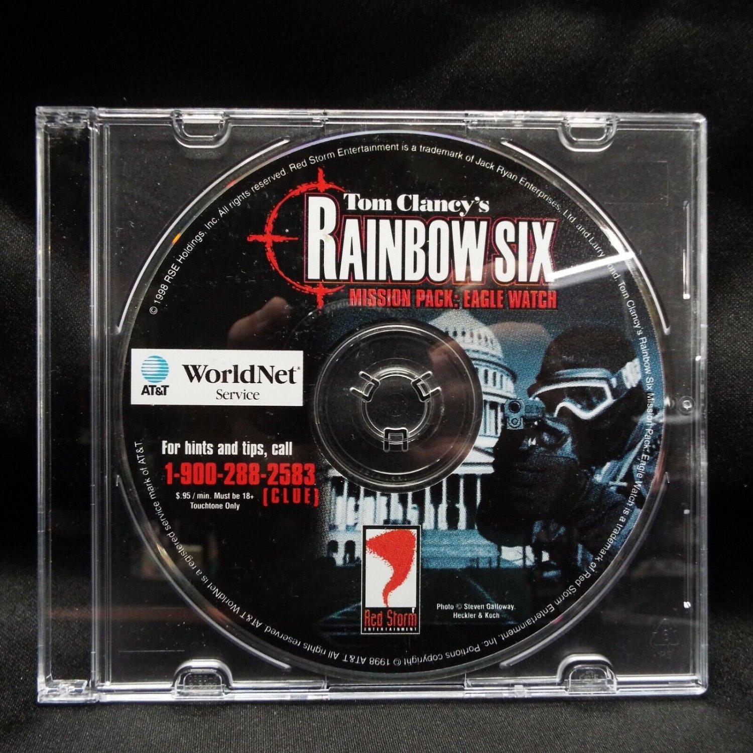 Tom Clancys Rainbow Six Mission Pack Eagle Watch PC Windows 95 98 XP CD-ROM