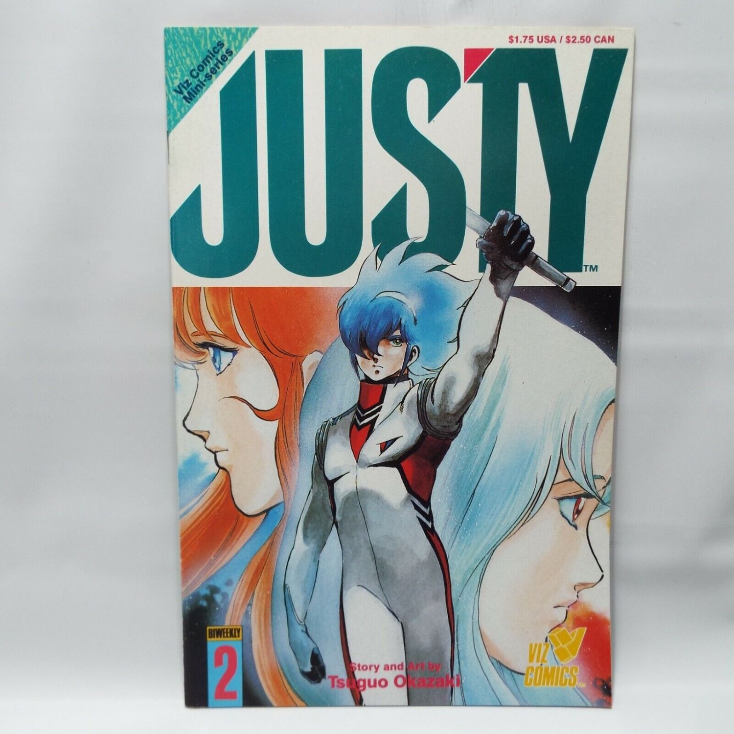 Viz Comics Mini Series Justy Issue 2 Tsuguo Okazaki Comic Manga 1988