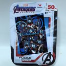 Marvel Avengers Endgame 50pc Jigsaw Puzzle 5"x7"  Collectible Tin