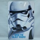 Star Wars Stormtrooper Wall Door Sign Hanging Open the Blast Doors Double Sided