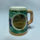 Mini Steind Pepper Shaker Hattiesburg MS Couple Sitting Drinking Cute w/ Cork