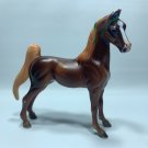 Vintage 1999 Breyer Reeves Miniature 3” Inch Plastic Chestnut Brown Horse