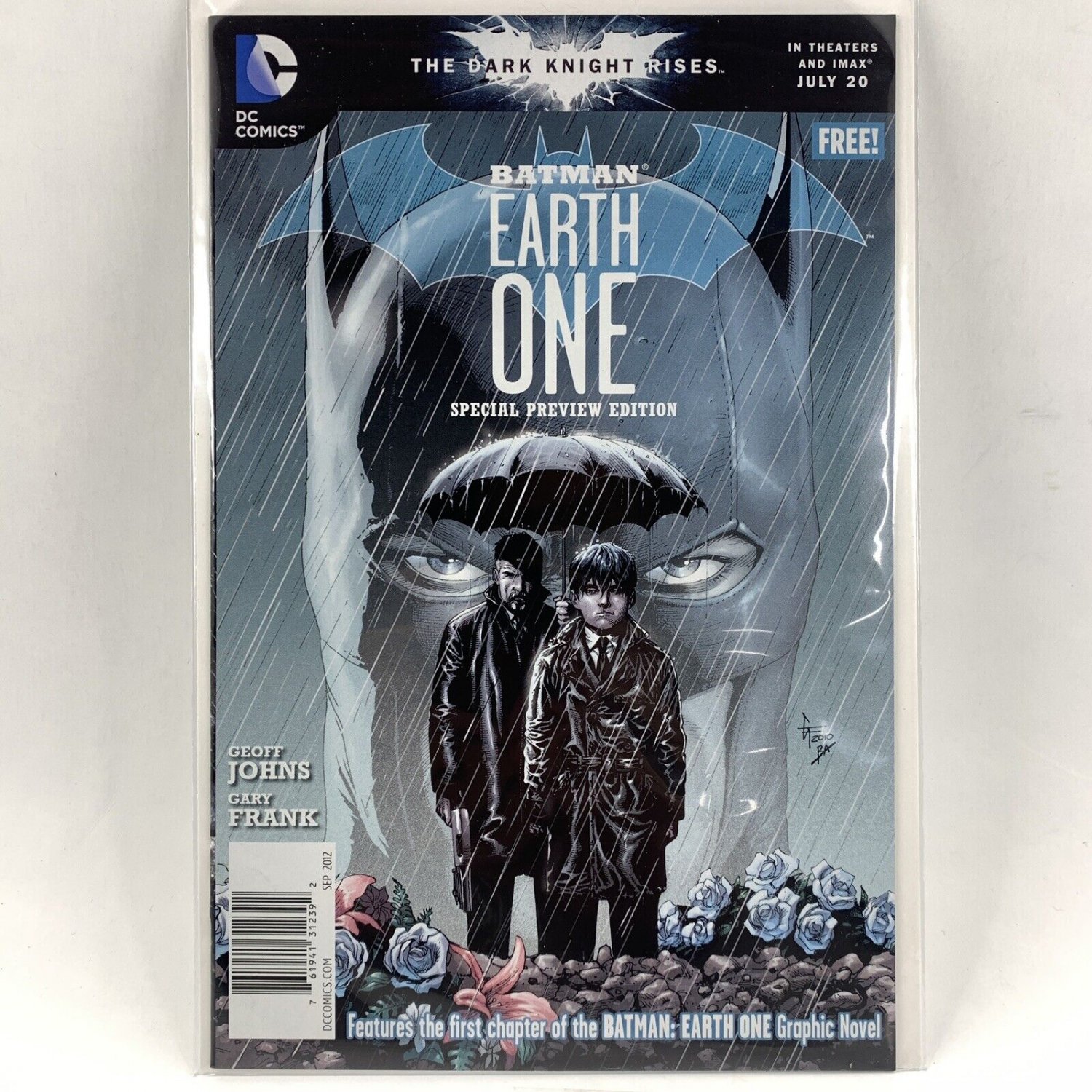 DC Comics Batman Earth One NM Special Preview Edition Origin Retold Sept 2012