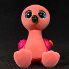 Ty Mini Boos Series 3 Gilda the Flamingo Collectible Hand Painted Figure