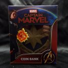 Disneys Marvel Captain Marvel Coin Bank CultureFly Avengers Endgame Piggy