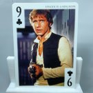 2010 Star Wars Playing Card 9 of Clubs Han Solo A New Hope