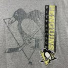 NHL Pittsburgh Penguins Youth Boys M T-Shirt Gray Hockey Majestic